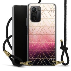 Carry Case Transparent Leather black/gold