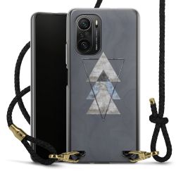 Carry Case Transparent Leather black/gold