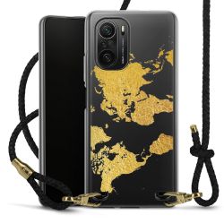 Carry Case Transparent Leather black/gold