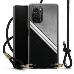 Carry Case Transparent Leather black/gold