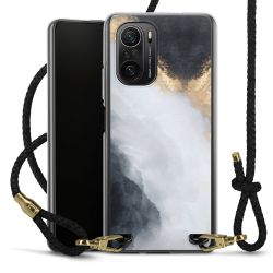 Carry Case Transparent Leather black/gold