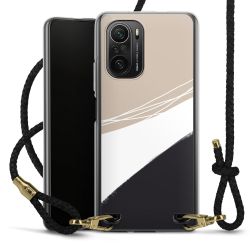 Carry Case Transparent Leather black/gold