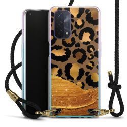 Carry Case Transparent Leather black/gold