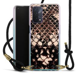 Carry Case Transparent Leather black/gold