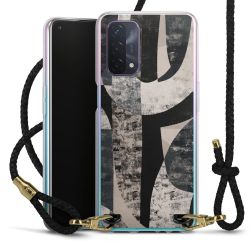 Carry Case Transparent Leather black/gold