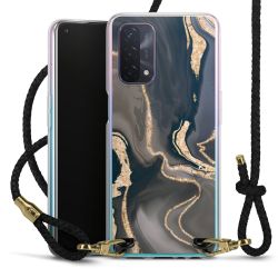 Carry Case Transparent Leather black/gold