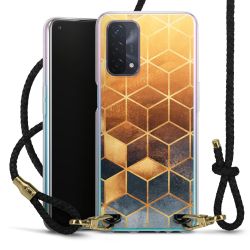 Carry Case Transparent Leather black/gold