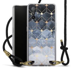 Carry Case Transparent Leather black/gold