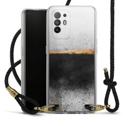 Carry Case Transparent Leather black/gold