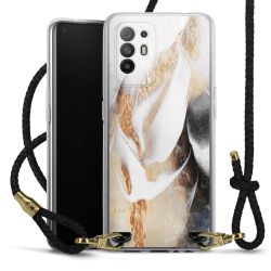 Carry Case Transparent Leather black/gold