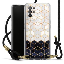 Carry Case Transparent Leather black/gold