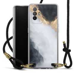 Carry Case Transparent Leather black/gold