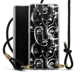 Carry Case Transparent Leather black/gold