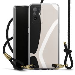 Carry Case Transparent Leather black/gold