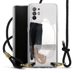 Carry Case Transparent Leather black/gold