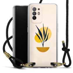 Carry Case Transparent Leather black/gold