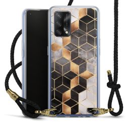 Carry Case Transparent Leather black/gold