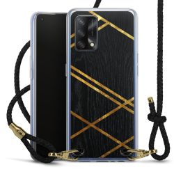 Carry Case Transparent Leather black/gold