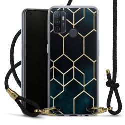 Carry Case Transparent Leather black/gold