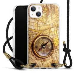 Carry Case Transparent Leather black/gold