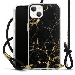 Carry Case Transparent Leather black/gold