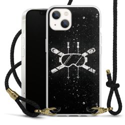 Carry Case Transparent Leather black/gold