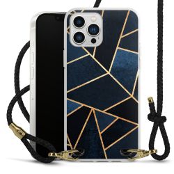 Carry Case Transparent Leather black/gold