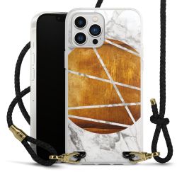 Carry Case Transparent Leather black/gold