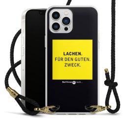 Carry Case Transparent Leder schwarz/gold