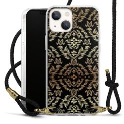 Carry Case Transparent Leather black/gold