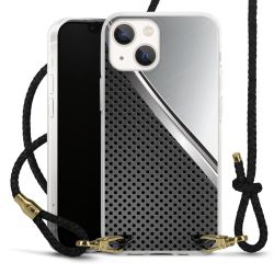 Carry Case Transparent Leather black/gold