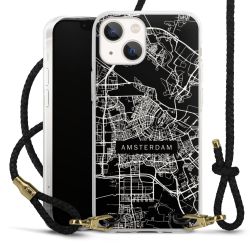 Carry Case Transparent Leather black/gold