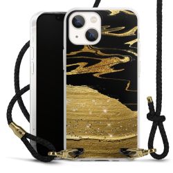 Carry Case Transparent Leather black/gold