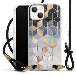 Carry Case Transparent Leather black/gold