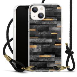 Carry Case Transparent Leather black/gold