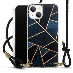 Carry Case Transparent Leather black/gold