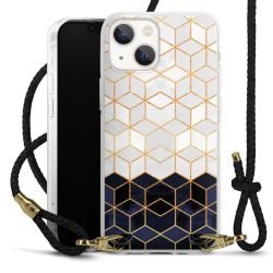 Carry Case Transparent Leather black/gold