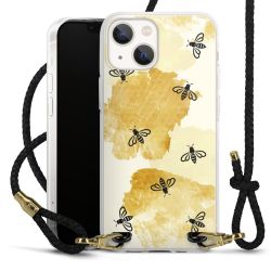 Carry Case Transparent Leather black/gold