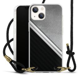 Carry Case Transparent Leather black/gold