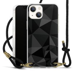 Carry Case Transparent Leather black/gold