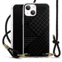 Carry Case Transparent Leather black/gold