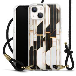 Carry Case Transparent Leather black/gold