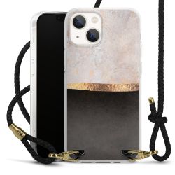 Carry Case Transparent Leather black/gold