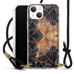 Carry Case Transparent Leather black/gold