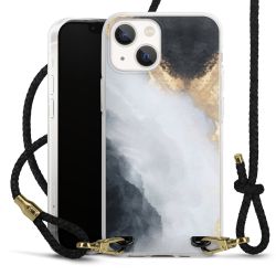 Carry Case Transparent Leather black/gold