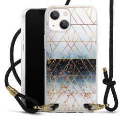 Carry Case Transparent Leather black/gold