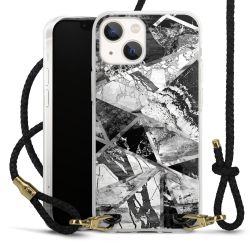 Carry Case Transparent Leather black/gold