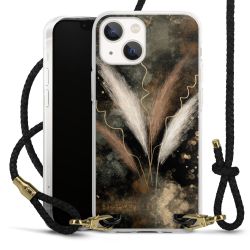 Carry Case Transparent Leather black/gold