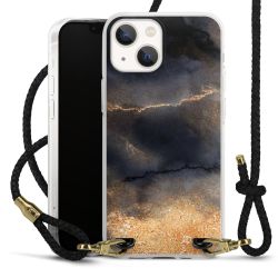 Carry Case Transparent Leather black/gold