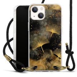 Carry Case Transparent Leather black/gold